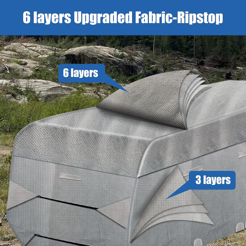 6 Layers Windproof UV Resistant RV Cover 30'1''-33' A19867