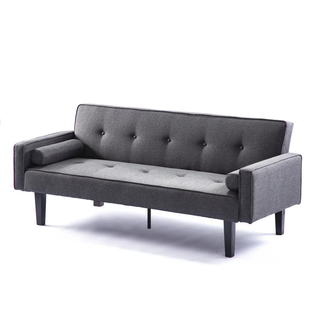 Convertible Futon Sofa Bed with Armrests X40651