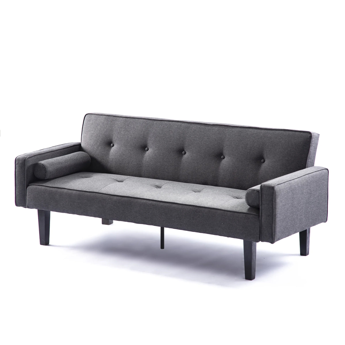 Convertible Futon Sofa Bed with Armrests X40651