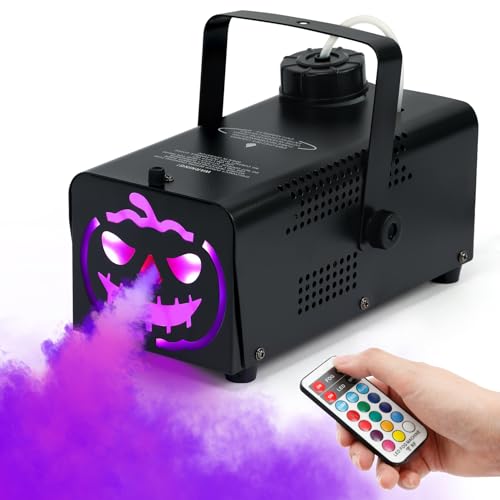 500W Fog Machine with LED Lights and Remote Control Q61529