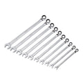 Metric Ratcheting Combination Wrench Set, 10-Piece N503