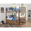 Twin Bunk Bed with Trundle H619