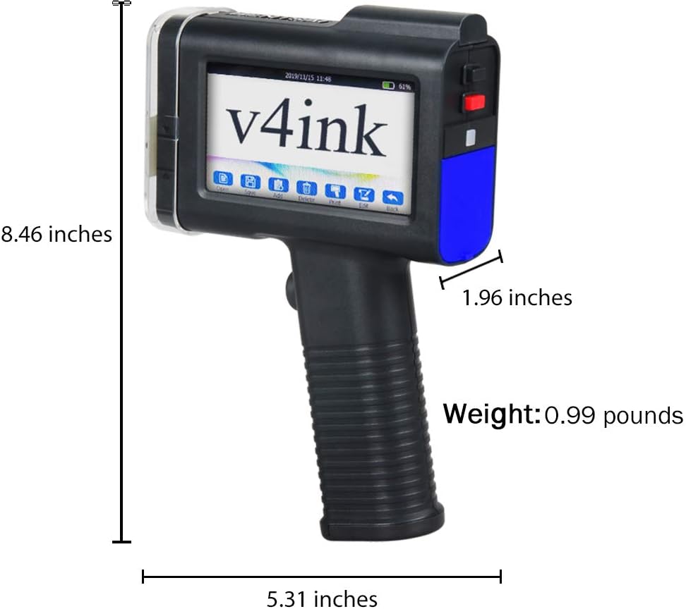 Handheld Printer Portable Labeler with 4.3 Inch HD LED Touch Screen E315
