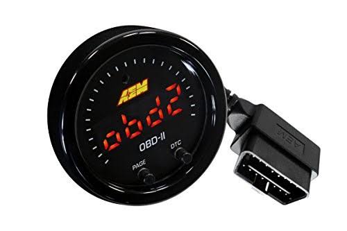 Black OBDII Gauge W83882
