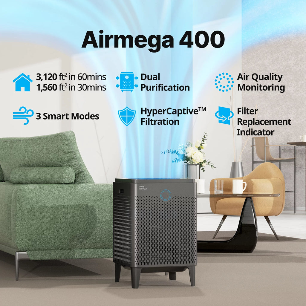 Graphite True HEPA Air Purifier with 1560 sq ft Coverage E8757