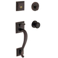 Oil-Rubbed Bronze Full-Dummy Handleset with Classic Knob L402861