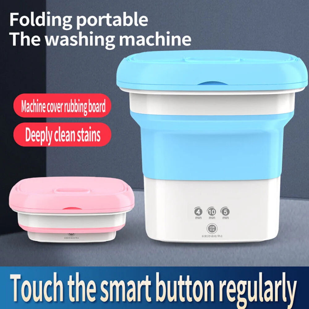 Mini Folding Washing Machine with Dryer Bucket X725