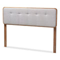 Mid-Century Wood Tufted Full Headboard V384