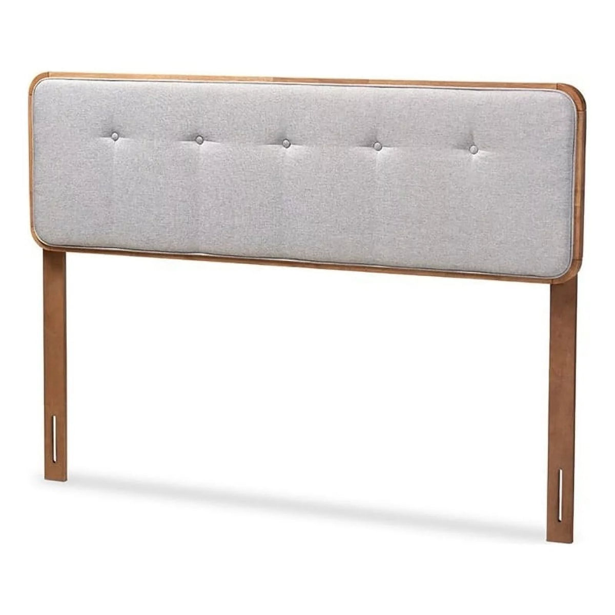 Mid-Century Wood Tufted Full Headboard V384