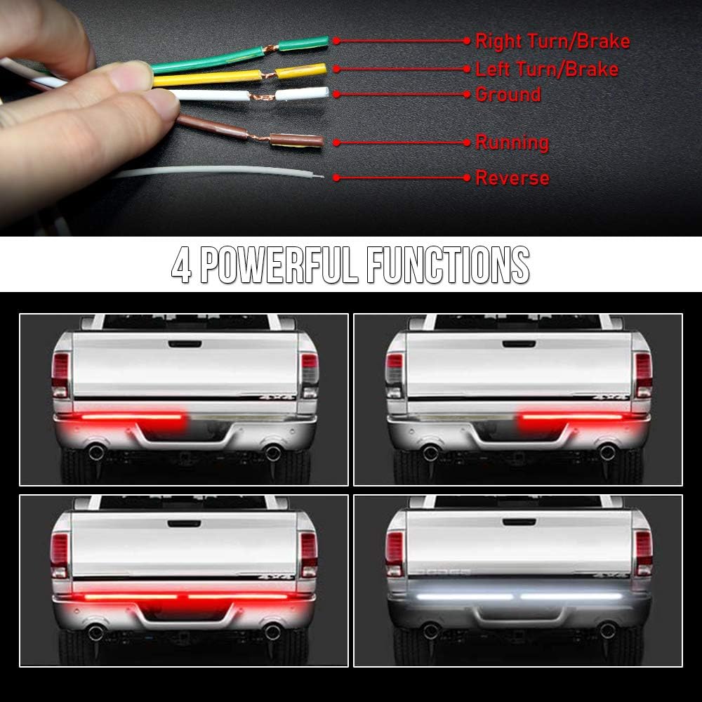 60 inch Waterproof Triple Tailgate Light Bar W2752