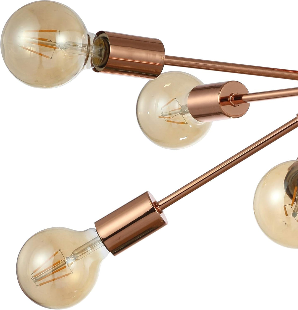 Copper 8 Sputnik Metal LED Flush-Mount N619