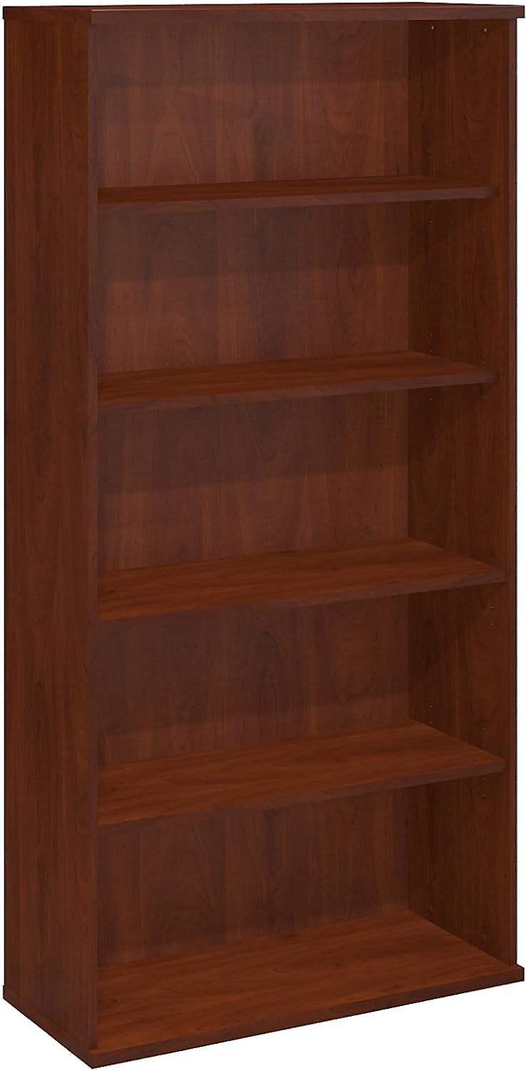 36W 5 Shelf Mahogany Bookcase H930410