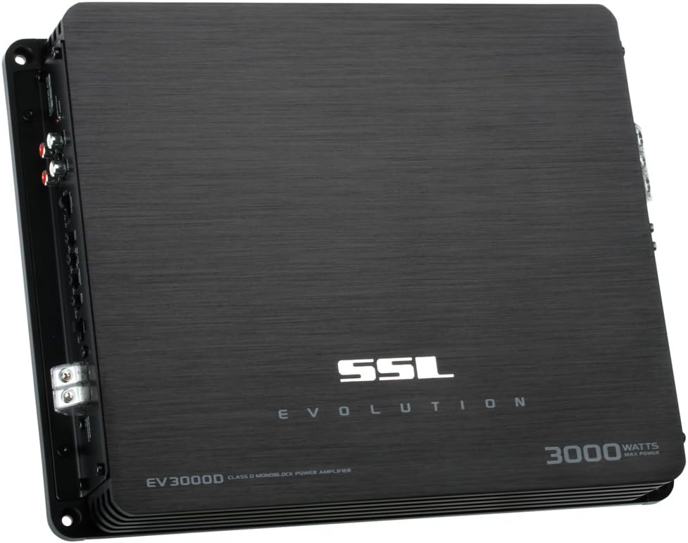 1500 Watt 2 Ohm Monoblock Car Amplifier with Remote Subwoofer Control O881196