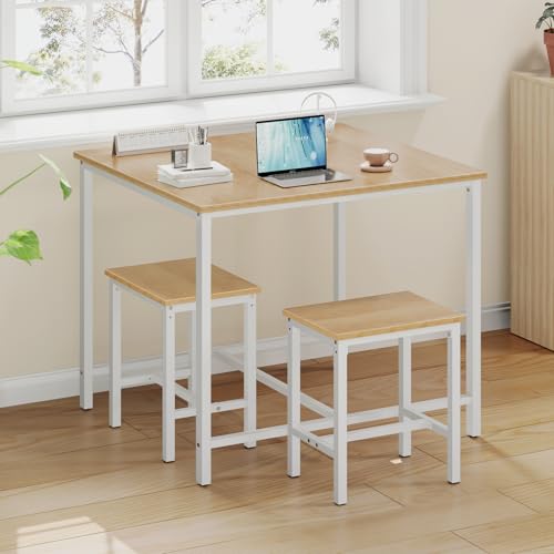 3-Piece Industrial Dining Table Set A8530