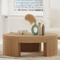 Round Coffee Table Warm Honey Finish O646572