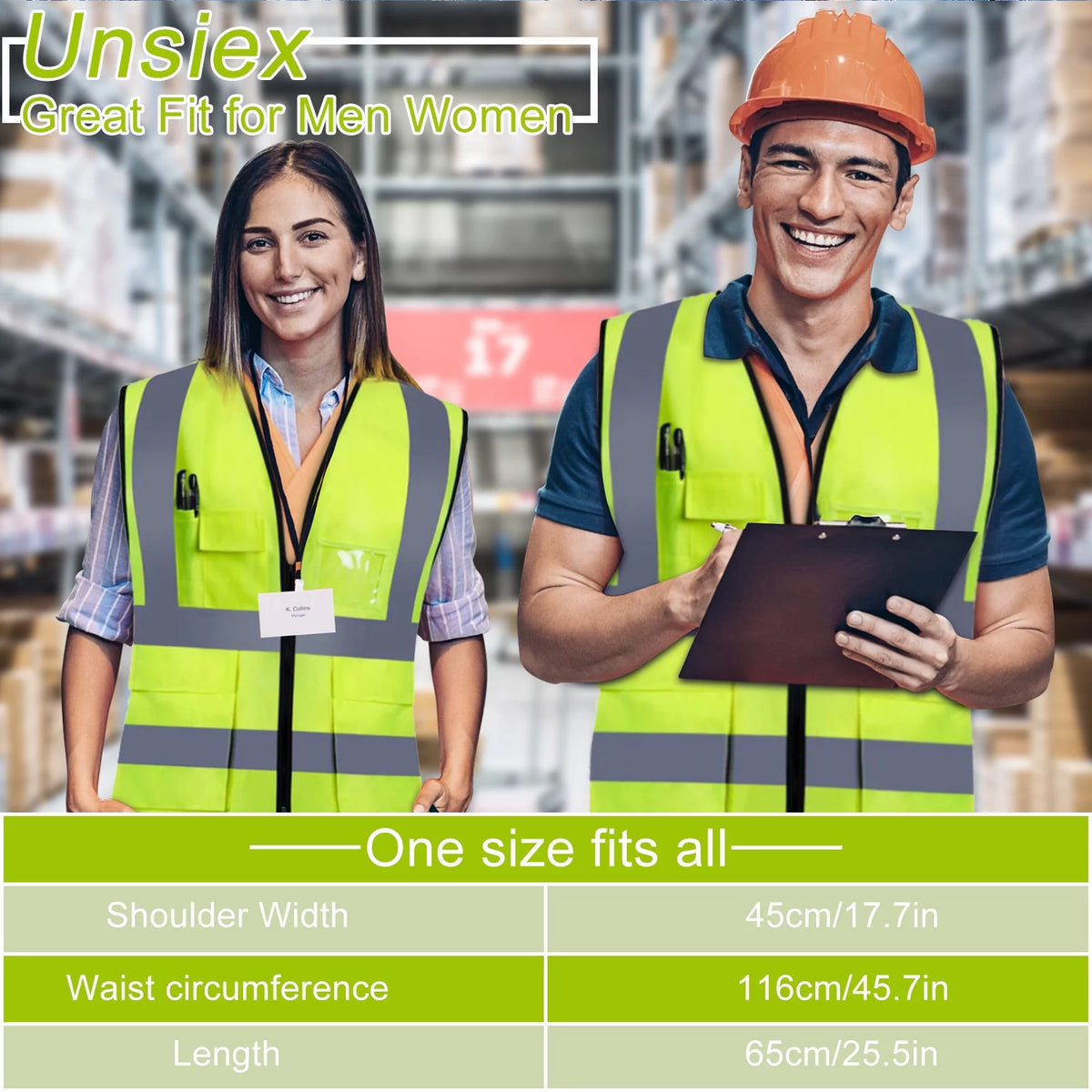 Reflective Vest with 6pcs Ice Packs T12869