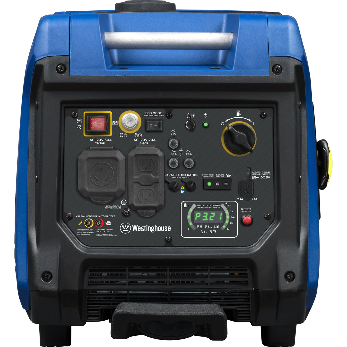 Gasoline Powered Portable Inverter Generator with CO Sensor J7851