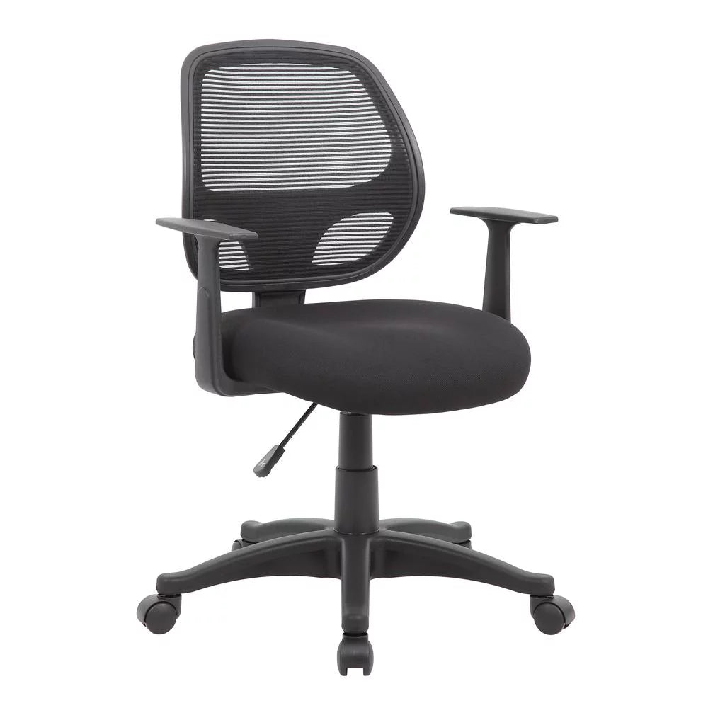 Black Mesh Task Chair with Lumbar Support X852