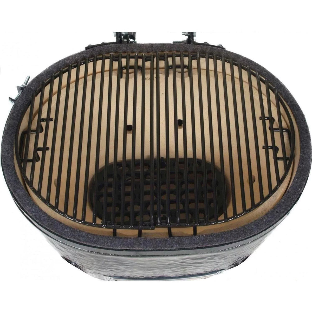 Oval Ceramic Charcoal Kamado Grill J2407