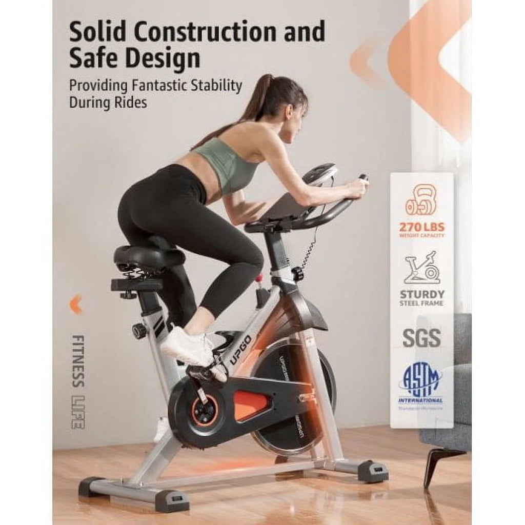 Indoor Cycling Bike Stationary Bike 270lb Max Weight V39876