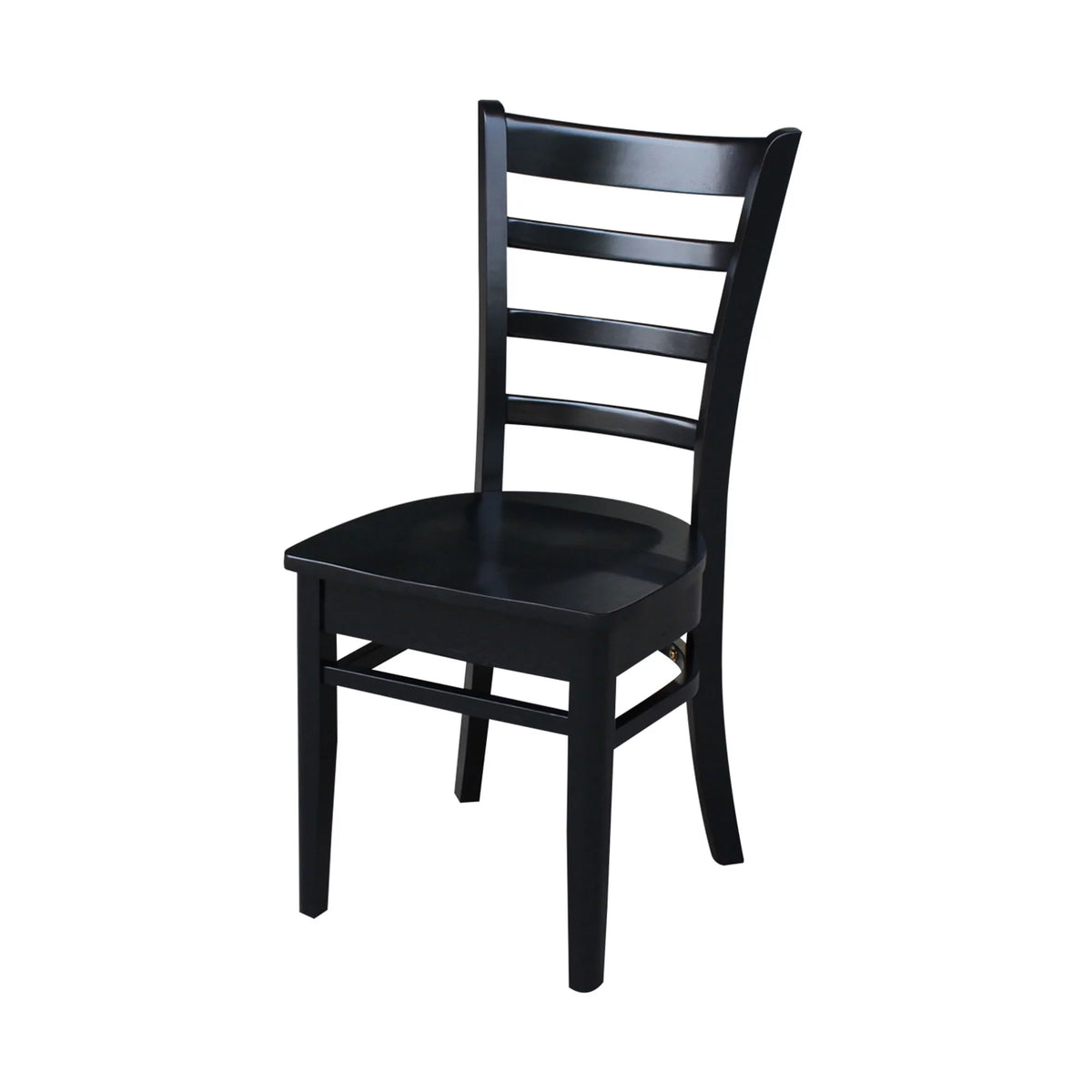 Solid Wood 3-Piece Dining Set with Drop Leaf Table and 2 Ladder Back Chairs L21991