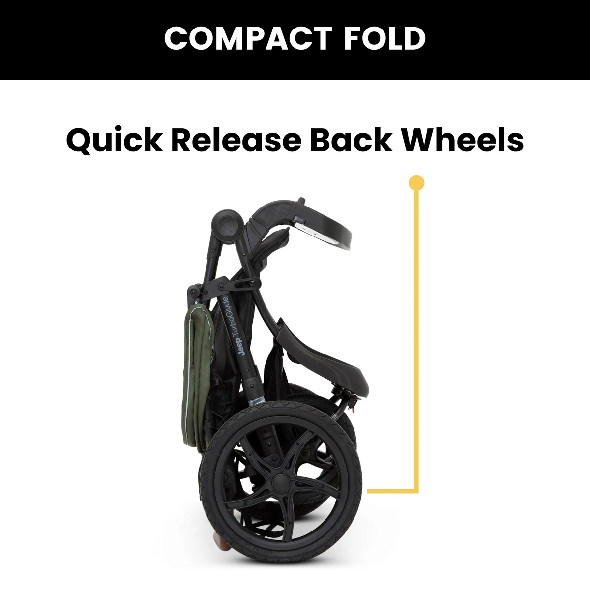 Black Jogging Stroller O520