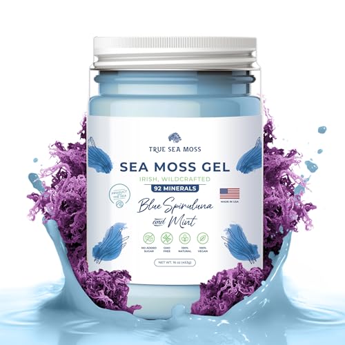 Wildcrafted Irish Sea Moss Gel Blue Spirulina Z3379