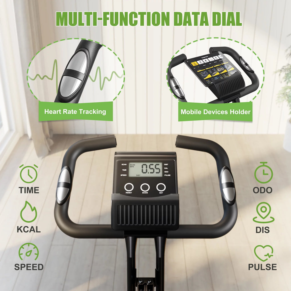 Folding Exercise Bike 16-Level Magnetic Resistance H33133