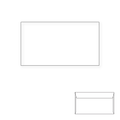 6-1/4 Regular Envelopes, White, Carton of 5000 N76513