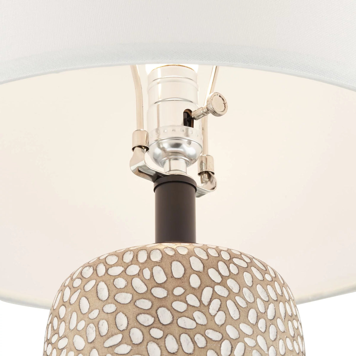27 1/4" Tall Beige Table Lamps Set of 2 G5295