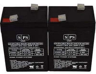 6V 4.5 Ah Alarm Replacement Battery 2 Pack G7916