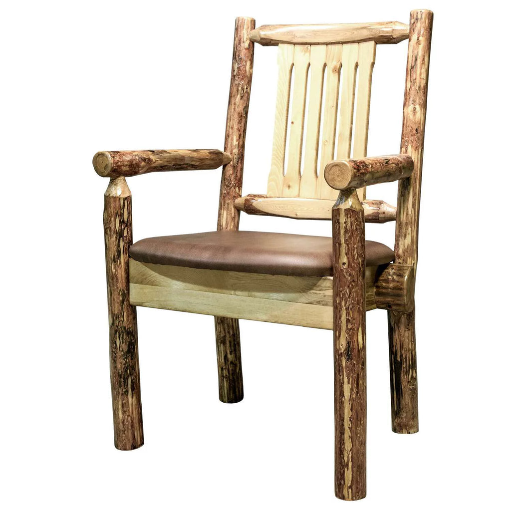 Upholstered Seat Captain's Chair X10818