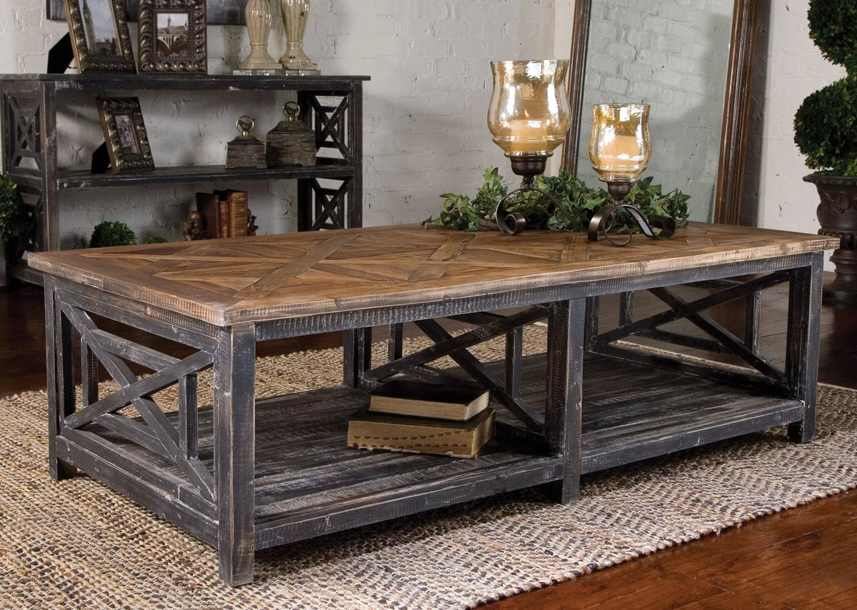 Reclaimed Wood Cocktail Table F8210