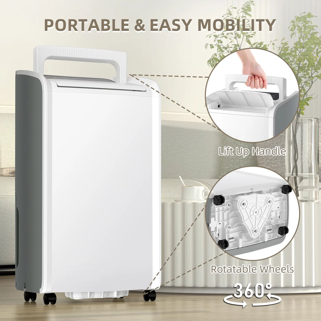 70 Pints 4,500 Sq. Ft. Dehumidifier with Drain Hose H136284