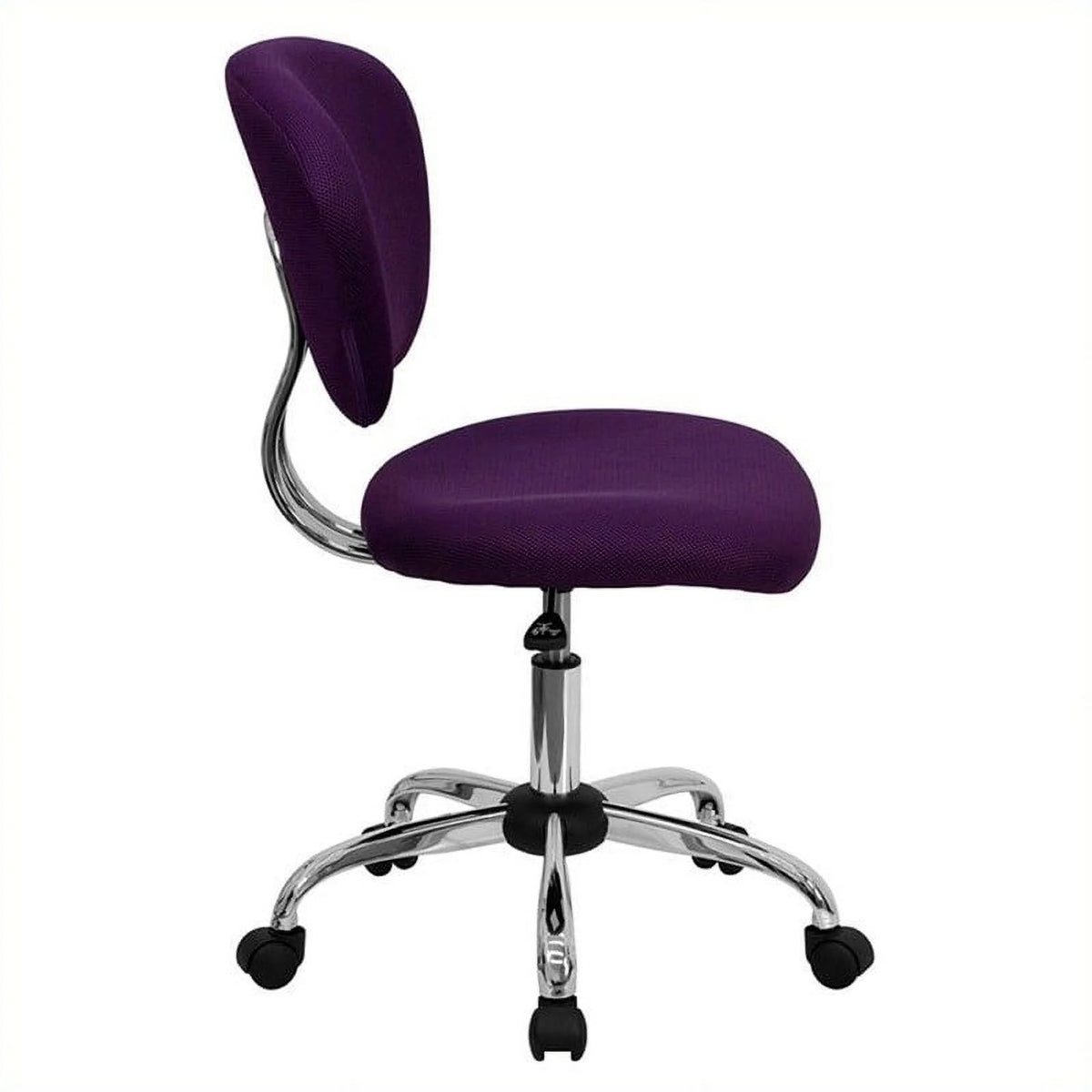 Purple Mid-Back Mesh Office Swivel Chair E269