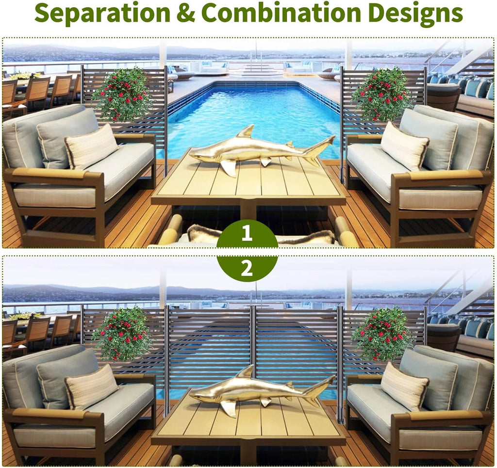 3FT x 4FT Outdoor Privacy Screen with UV & Rust Resistant Coating V488136