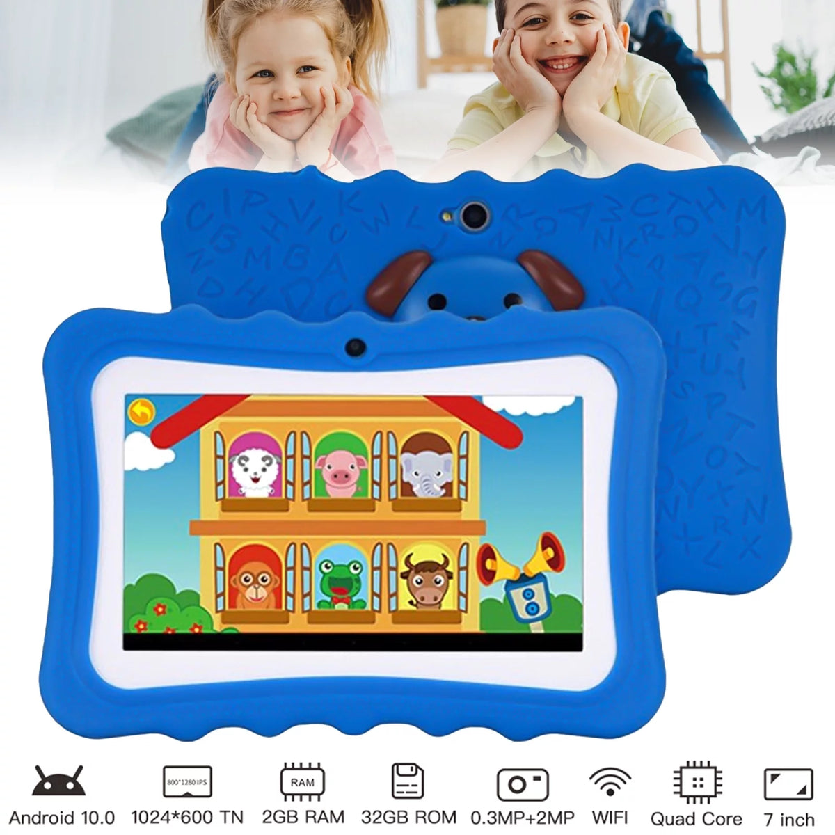 7" Kids Tablets 1GB ROM 16GB Storage Y658