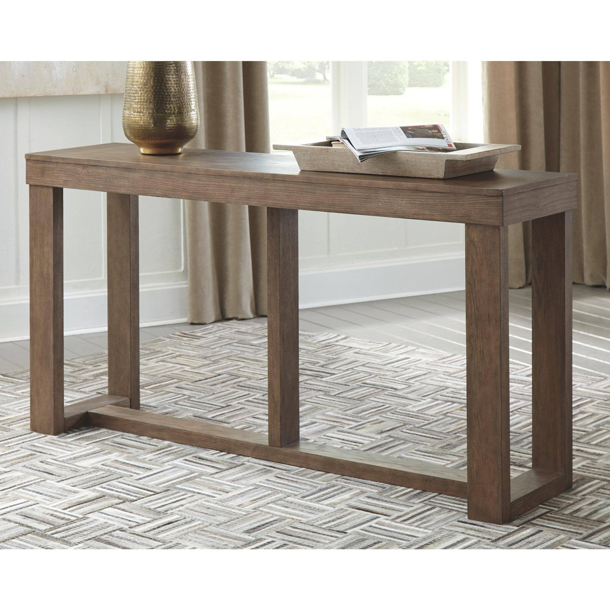 Gray Sofa Table V27995