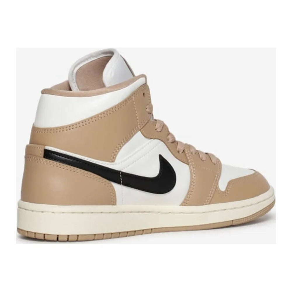 Air Jordan 1 Mid Sail/Black-Desert Women's Size 9 Medium N48471