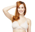 Comfort Bra with Front Overlap Hook and Eye Closure N72025