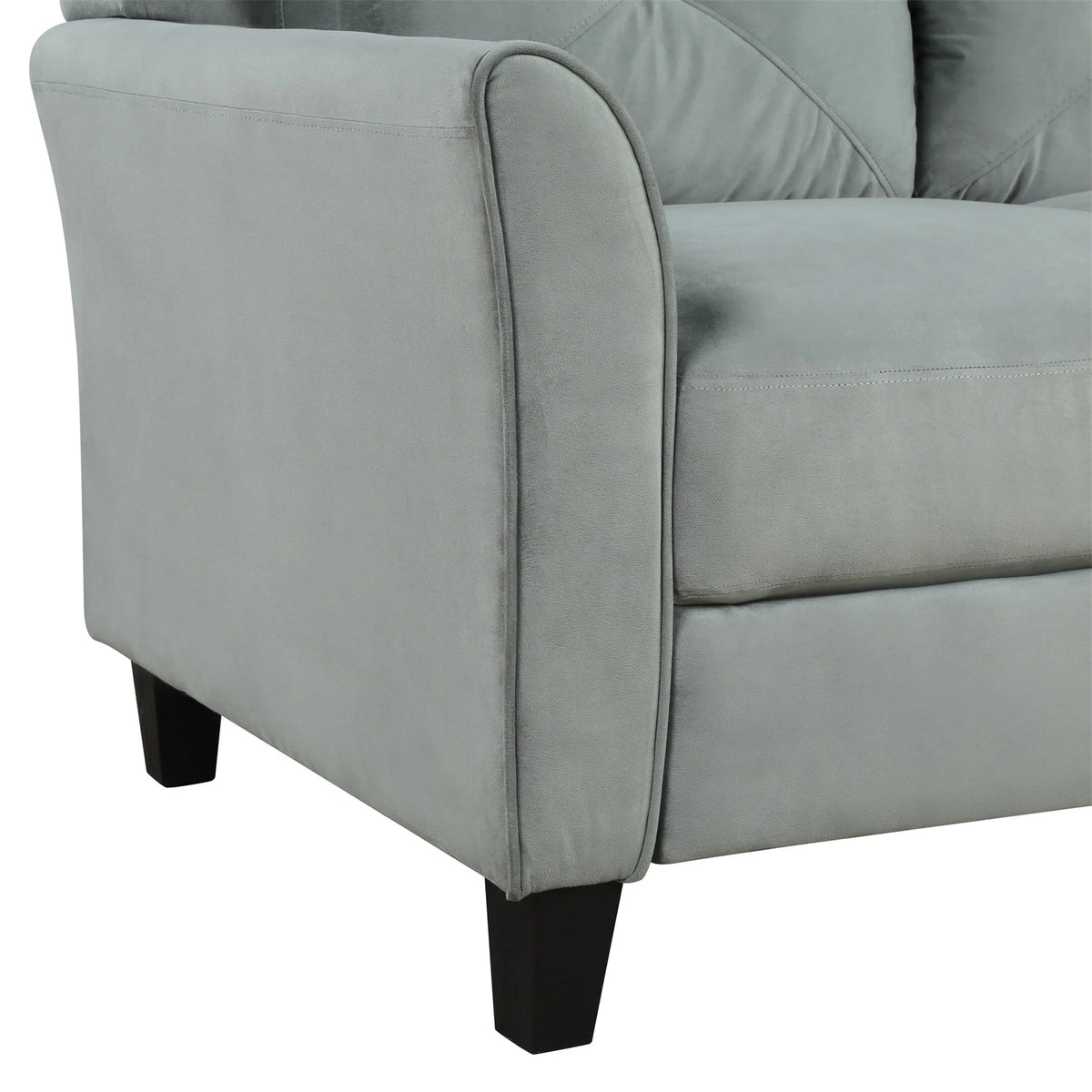Gray Button Tufted Sofa Set (Set of 3) Z73748