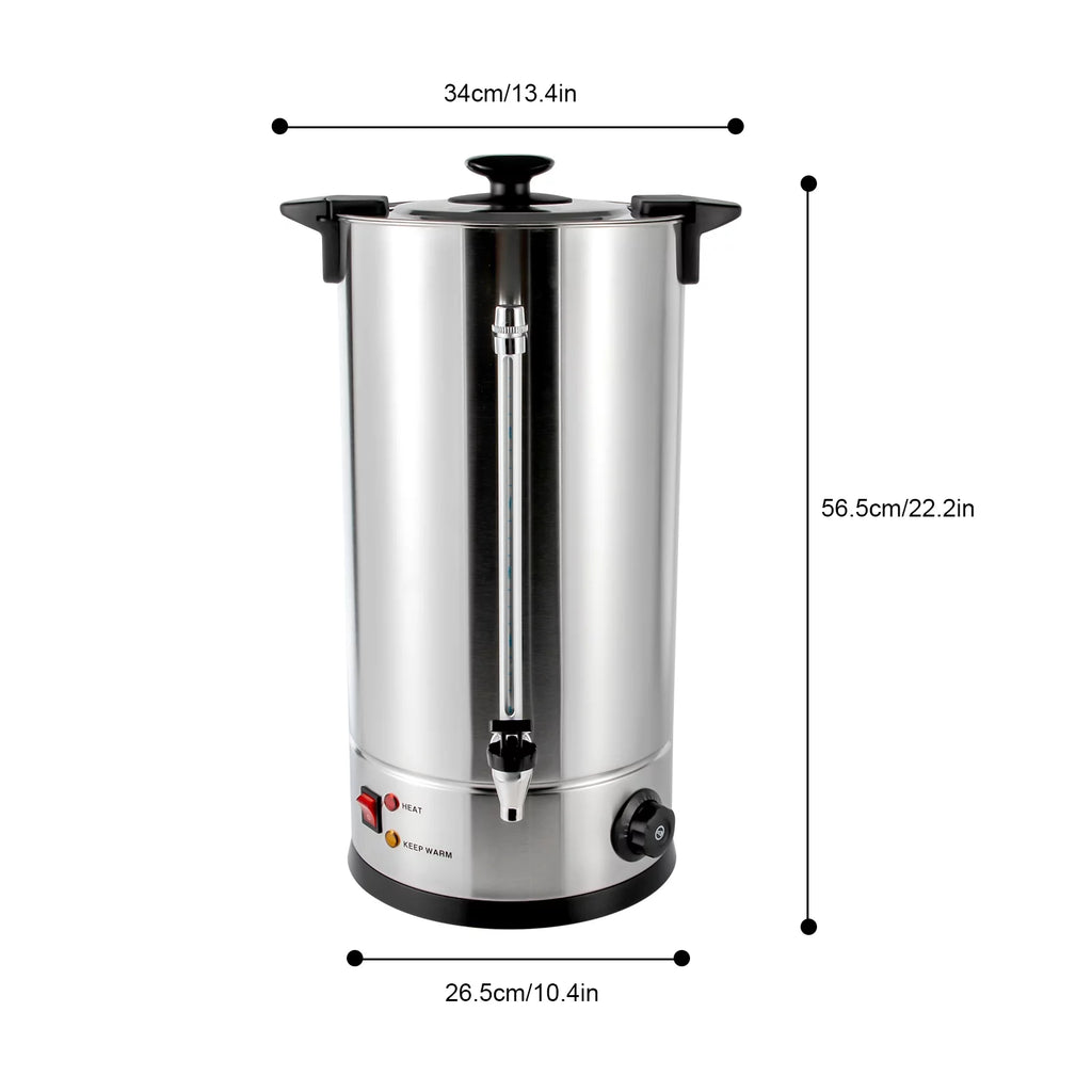 8L Stainless Steel Commercial Coffee Urn T347