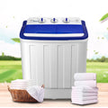 Portable Twin Tub 16.6lbs Washer & Dryer, White N129