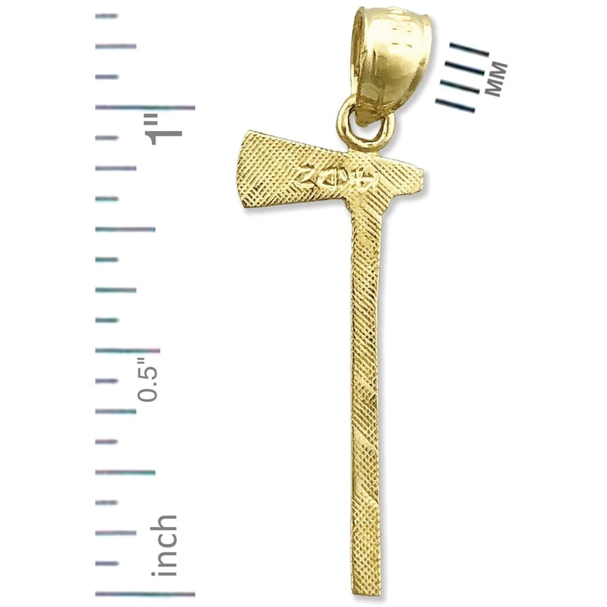 14K Gold Ax Charm R389708