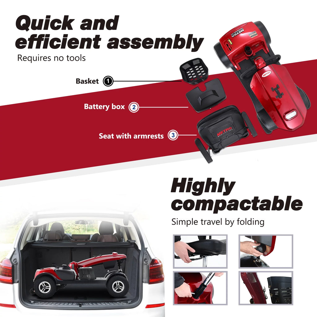 4 Wheels Compact Electric Scooter F126