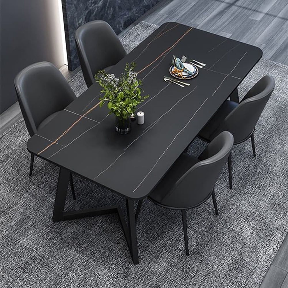 Black Marble Dining Table D206023