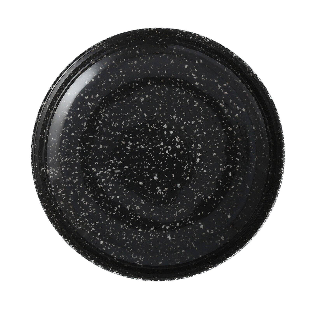 Coupe Melamine Plates Charcoal Set of 12 P806144