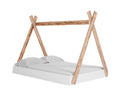 Full Tent Complete Bed in Box Two-tone Brown/White S734