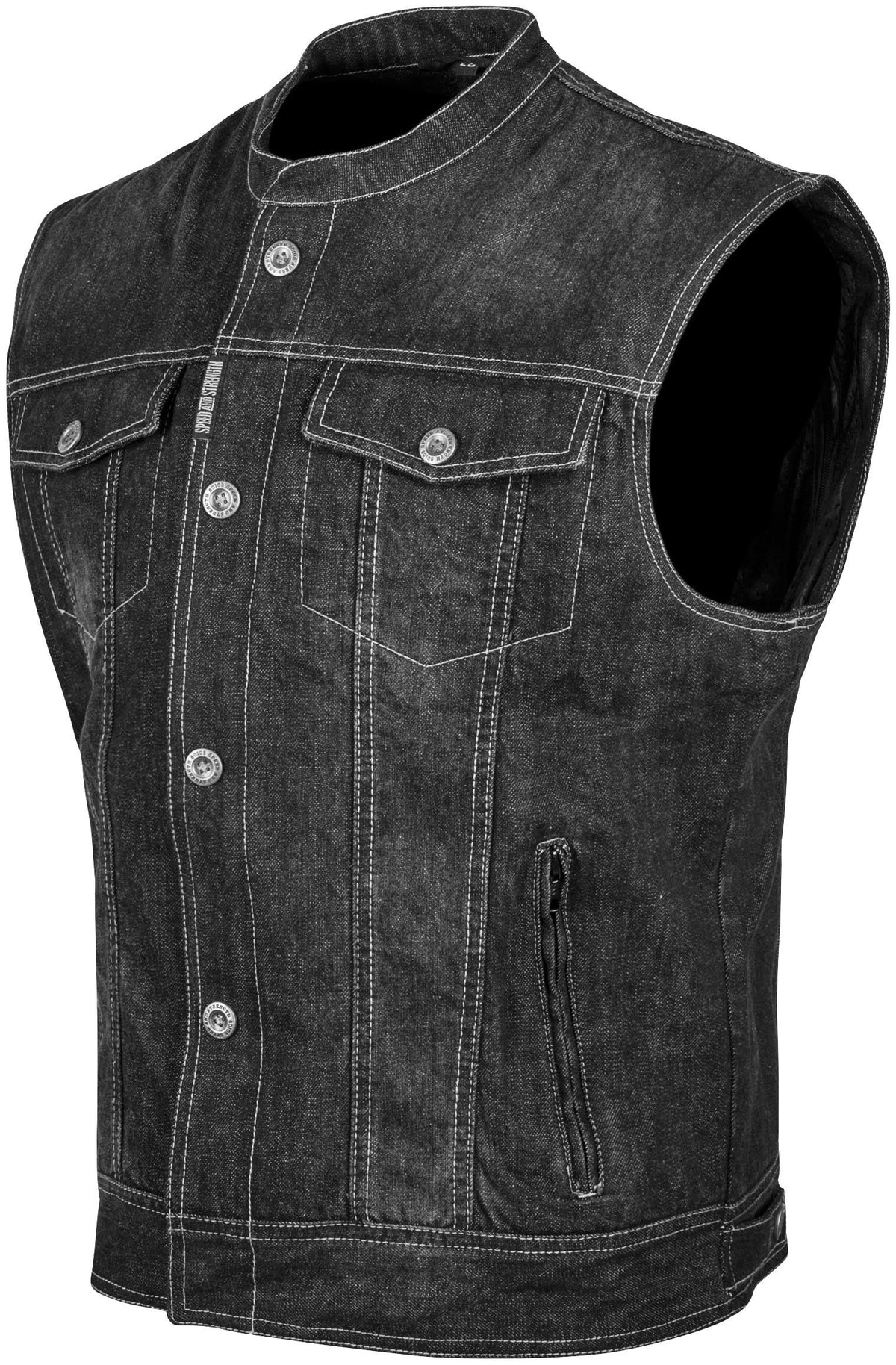 Black Denim Vest E934