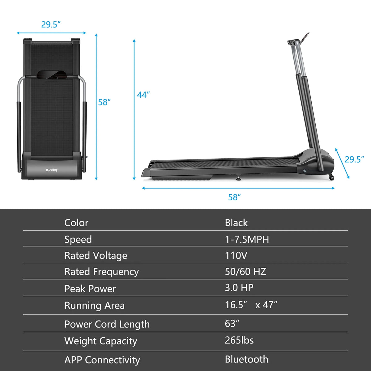 Folding Treadmill G888